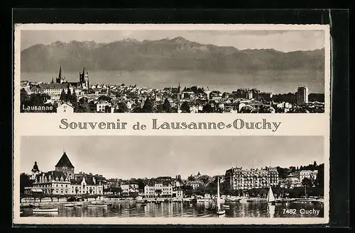 AK Lausanne, Totalansicht, Ortsansicht Ouchy