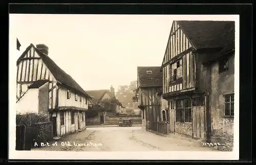 AK Lavenham, Strassenpartie im Ort