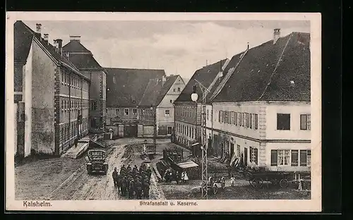 AK Kaisheim, Strafanstalt und Kaserne mit Soldaten