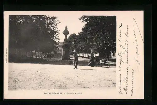 AK Tocane-Saint-Apre, Place du Marché