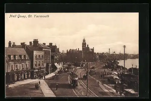 AK Gt. Yarmouth, Hall Quay, Tramway