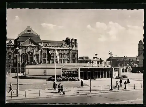 AK Berlin, Ausstellungspavillon am Alexanderplatz