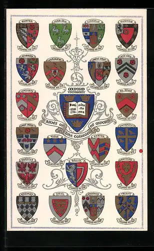 AK Oxford, Wappen der Oxford University