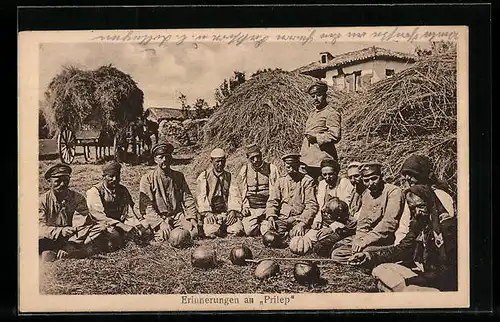 AK Prilep, Soldaten mit Kürbissen