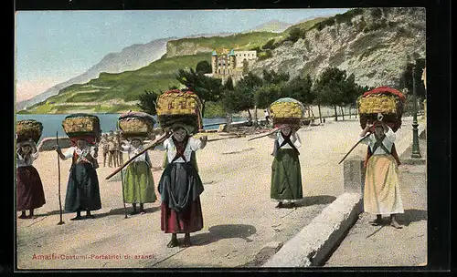 AK Amalfi, Costumi, Portatrici di aranci