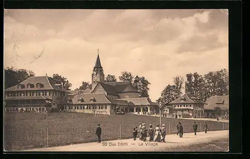 AK Bern, Landes-Ausstellung 1914, Das Dörfli