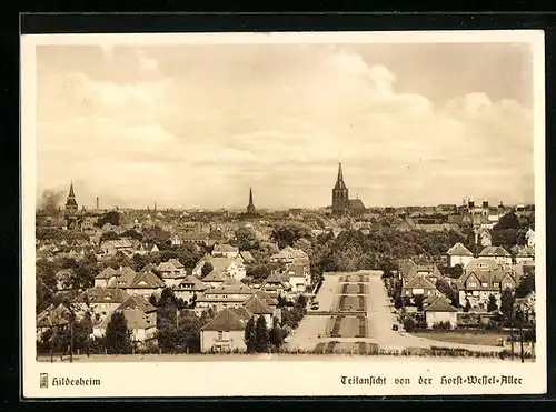 AK Hildesheim, Teilansicht von der Horst-Wessel-Allee