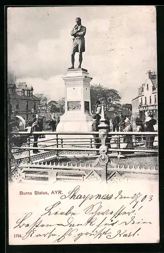 AK Ayr, Burns Statue
