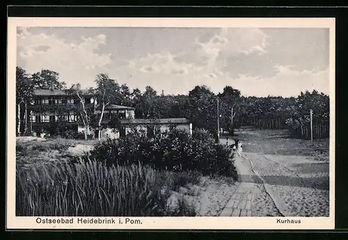 AK Heidebrink i. Pom., Ostseebad, Kurhaus