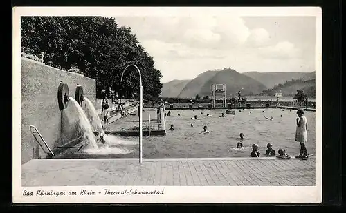 AK Bad Hönningen am Rhein, Thermal-Schwimmbad