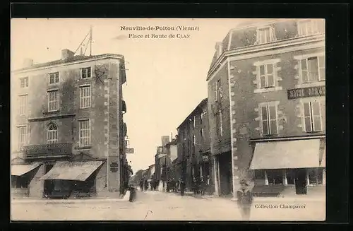 AK Neuville-de-Poitou, Place et Route de Clan