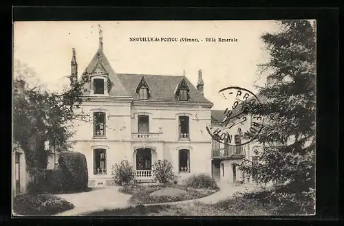 AK Neuville-de-Poitou, Villa Roseraie