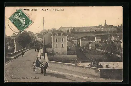 AK Montmorillon, Pont-Neuf et Séminaire