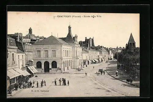 AK Chauvigny, Entrée de la Ville