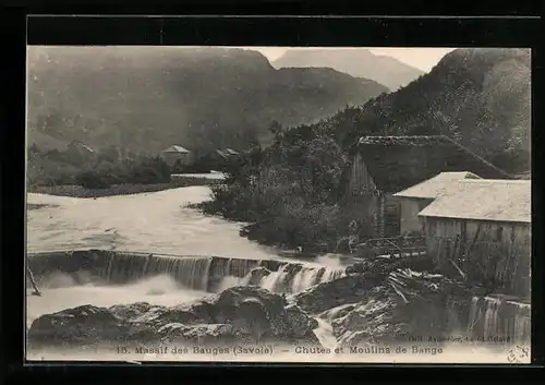 AK Massif des Bauges, Chutes et Moulins de Bange