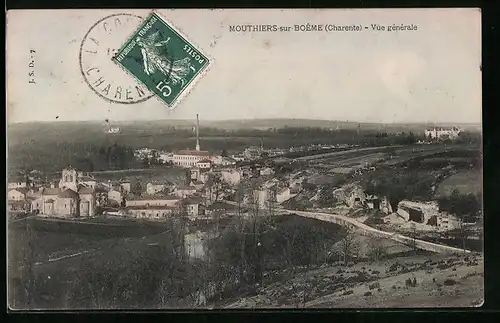 AK Mouthiers-sur-Boeme, Vue générale