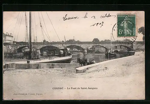 AK Cognac, le Pont de Saint Jacques