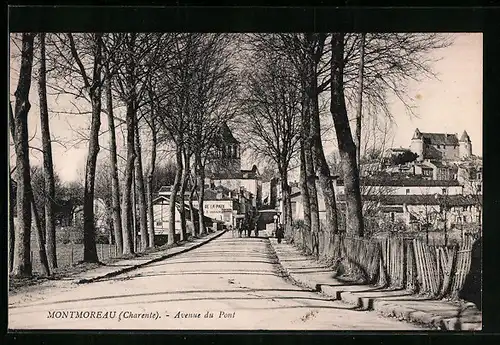 AK Montmoreau, Avenue de la Pont