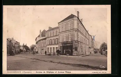 AK Barbezieux, Avenue de Belgique et Avenue Thiers