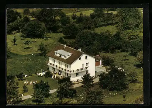 AK Bad Boll, Blick auf das Fremdenheim Erlengarten