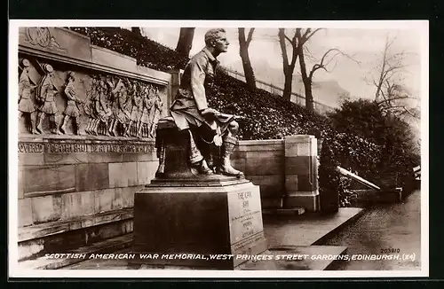 AK Edinburgh, Scottish American War Memorial, West Princes Street