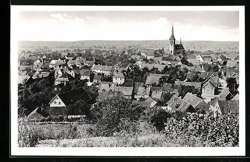 AK Sinzheim /Baden, Ortsansicht aus der Vogelschau