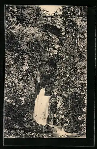 AK Loibtal, Wasserfall bei der Teufelsbrücke
