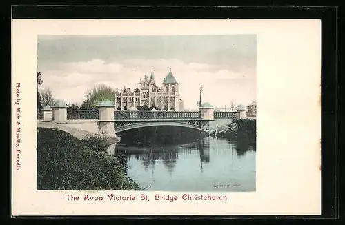 AK Dunedin, The Avon Victoria St. Bridge Christchurch