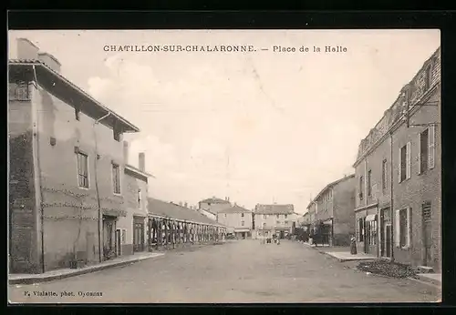 AK Chatillon-sur-Chalaronne, Place de la Halle