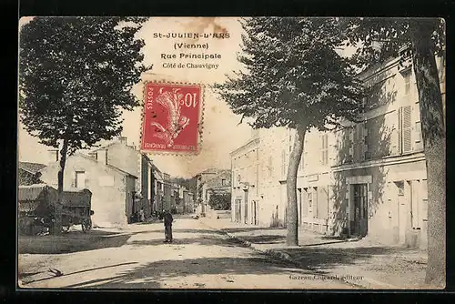 AK Saint-Julien-l`Ars, Rue Principale