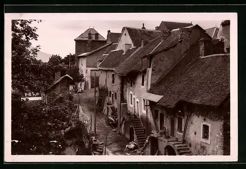 AK Corps, Les Vieux Quartiers et ancienne Route où passa Napoléon à son retour de l`Ile d`Elbe 1815