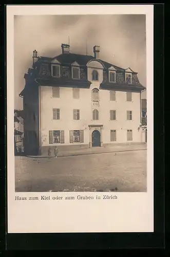 AK Zürich, Haus zum Kiel oder zum Graben