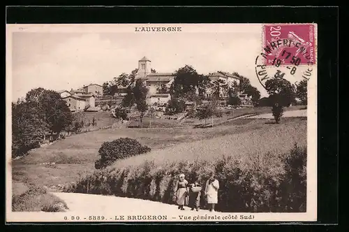 AK Le Brugeron, Vue generale (cote Sud)