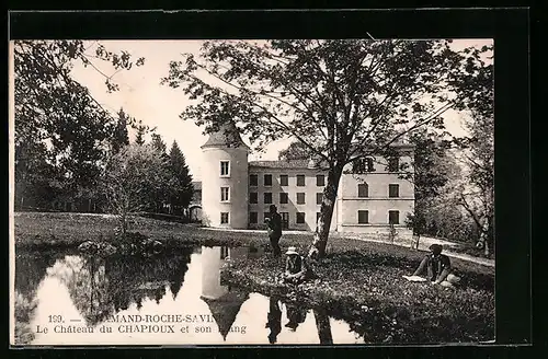 AK St-Amand-Roche-Savine, Le Chateau du Chapioux et son Etang