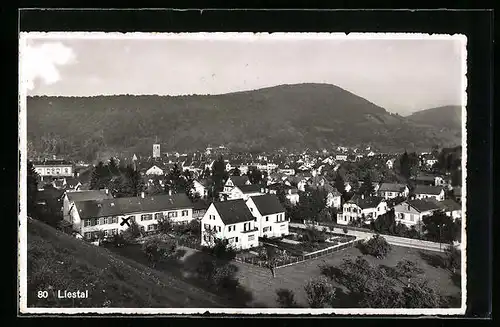 AK Liestal, Ortsansicht aus der Vogelschau