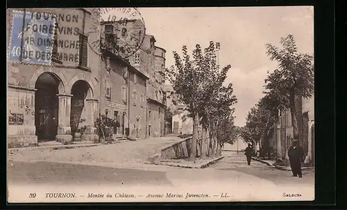 AK Tournon, Montée du Chateau, Avenue Marius Juvencton