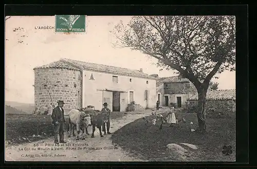 AK Privas, Le Col du Moullin à Vent