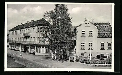 AK Paderborn, Hermann Römhild, Papier-, Spielwaren- Handlung, Detmolder Strasse 12-16