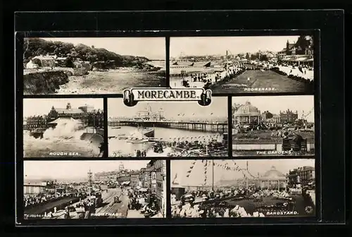 AK Morecambe, Promenade, Bandstand, The Gardens