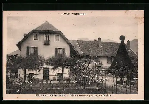 AK Challes-les-Eaux, Villa Beauvoir, pension de famille