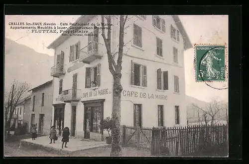 AK Challes-les-Eaux, Cafè Restaurant de la Mairie