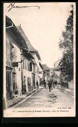 AK Saint-Gènix-d`Aoste, Rue du Faubourg