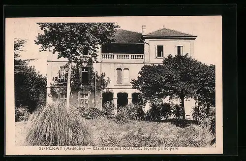 AK St-Péray, Etablissement Roche, facade principale