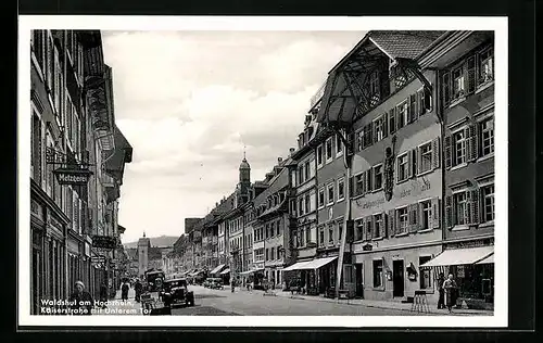 AK Waldshut /Rh., Kaiserstrasse mit Unterem Tor