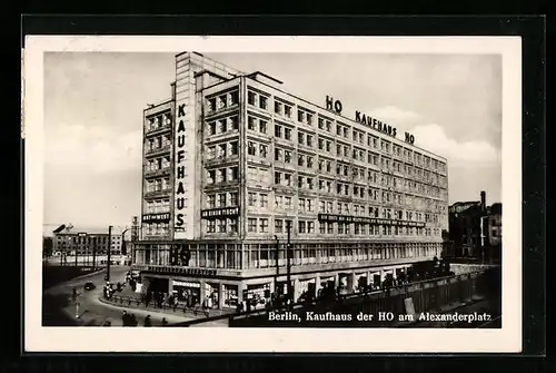 AK Berlin, Kaufhaus der HO am Alexanderplatz