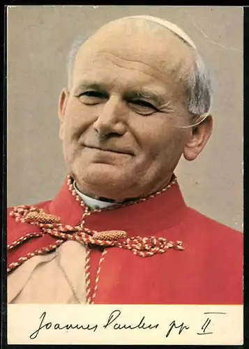 AK Porträt von Papst Johannes Paul II.