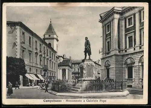 AK Campobasso, Monumento a Gabriele Pepe