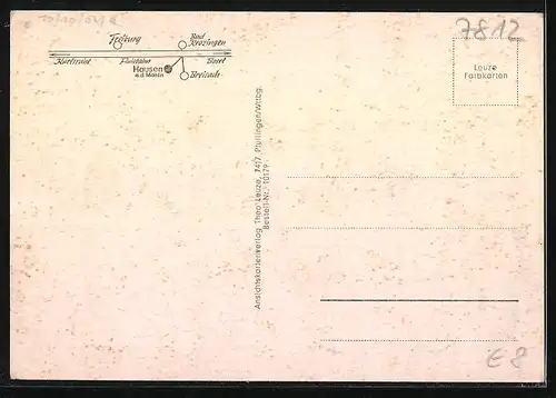 AK Hausen a. d. Möhlin, Fina-Tanstalle-Raststätte Franz Faller, Innenansichten