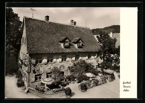 AK Grossholzleute /Allgäu, Gasthof-Pension Adler, Bes. Würzer-Zürn