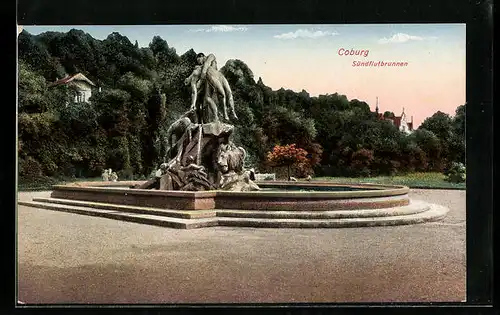 AK Coburg, Sündflutbrunnen